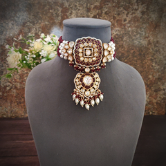 Reeti Polki Choker Set