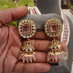 Rekha Polki Long set