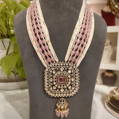 Rekha Polki Long set