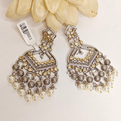 Rivisha Polki Chaandbali Silver