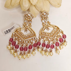 Rivisha Wine Polki Chaandbali