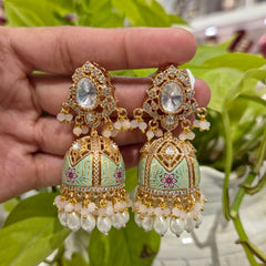 Arsh polki jhumka