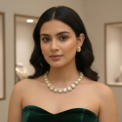 Vidhya moissanite set