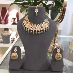 Zaira moissanite polki set
