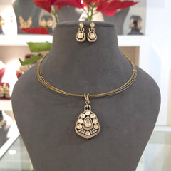 Radha Moissanite necklace set