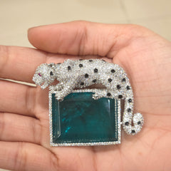 Jaguar Ad brooch