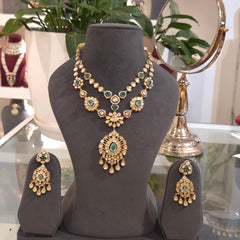 Muskaan moissanite polki set