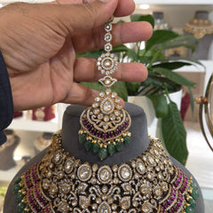 Ruhani polki bridal set