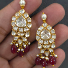 Niharika moissanite polki set