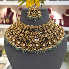 Ragalia antique gold polished set