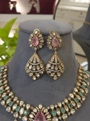 Myra moissanite necklace set