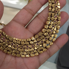 Amritaa Mossanite Polki set