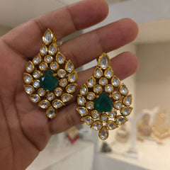 Radha kundan earrings