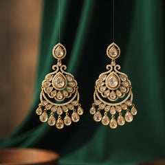 Anisha moissanite chaandbali