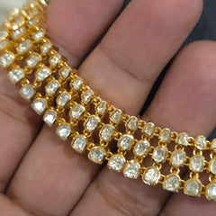 Riddhi moissanite polki set
