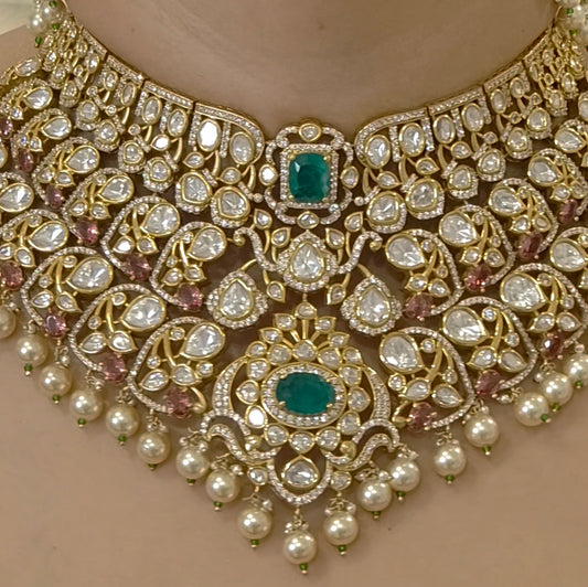 Sheraz polki bridal set