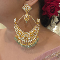 Pratakshi moissanite polki chaandbali