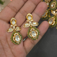 Malisha moissanite polki set