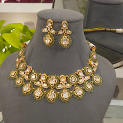 Malisha moissanite polki set