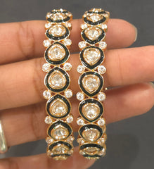 Himanshi kundan polki bangle