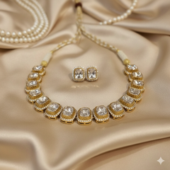 Vidhya moissanite set