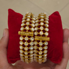 Kareena Moissanite polki bangles