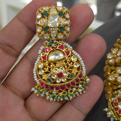 The royal king moissanite polki set