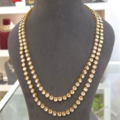 Aasha kundan long necklace
