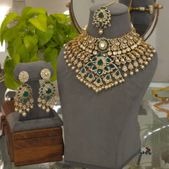 Smitha polki necklace set