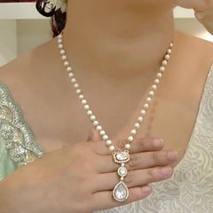 Reene moissanite polki set