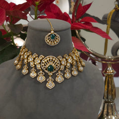 Hushan Polki necklace set