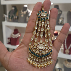 Vrinda moissanite polki passa