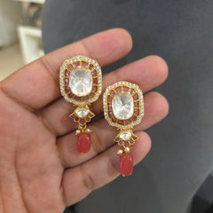 Padma handsetted moissanite polki choker