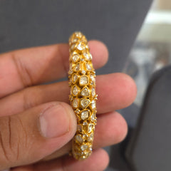 Heena moissanite polki bracelet