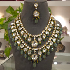 Jasica polki kundan set
