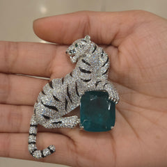 Tiger Ad brooch