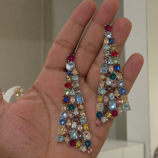 Clare designer zirconia earrings