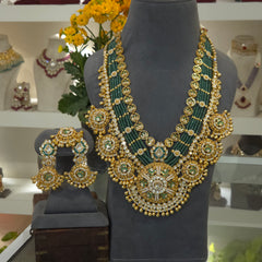Mehnaz heritage moissanite polki set