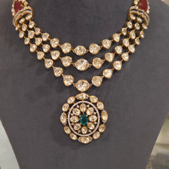 Meetali moissanite polki set