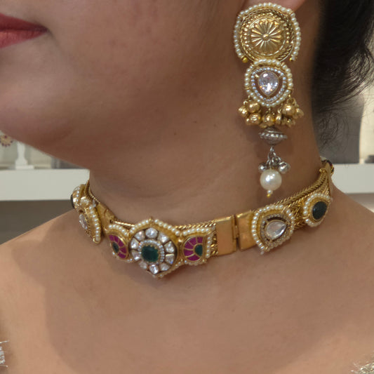 Baner heritage necklace set