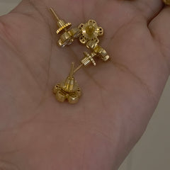 Gili moissanite polki studs