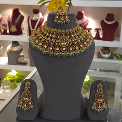 Ragalia antique gold polished set