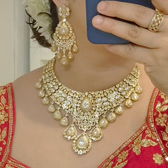 Harleen polki necklace set