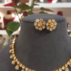 Tanisha moissanite polki set