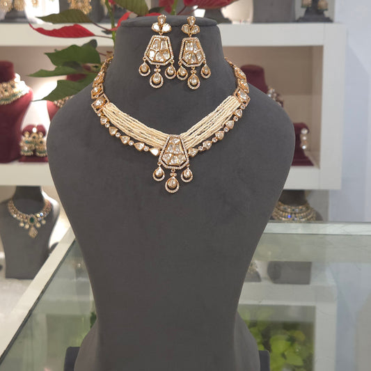 Anamika polki necklace sets