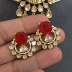 Meenali moissanite choker set
