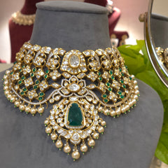 Amaanat polki choker set