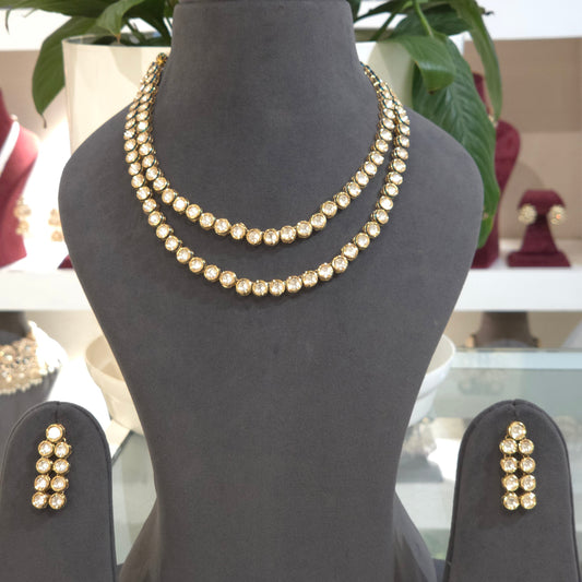 Rohini Kundan Polki set