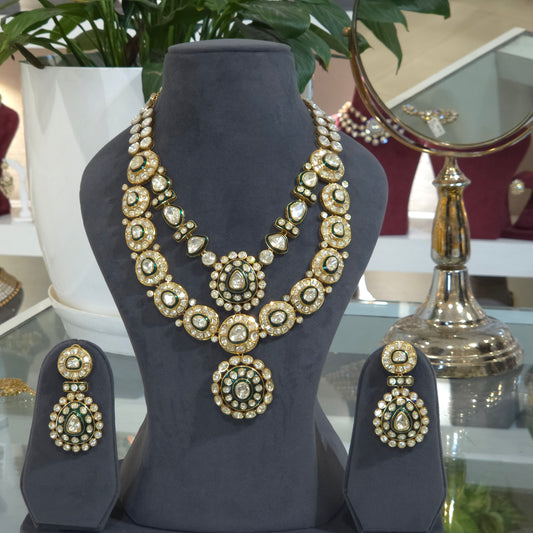 Dharani moissanite long set