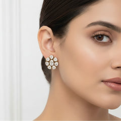 Albeli moissanite studs